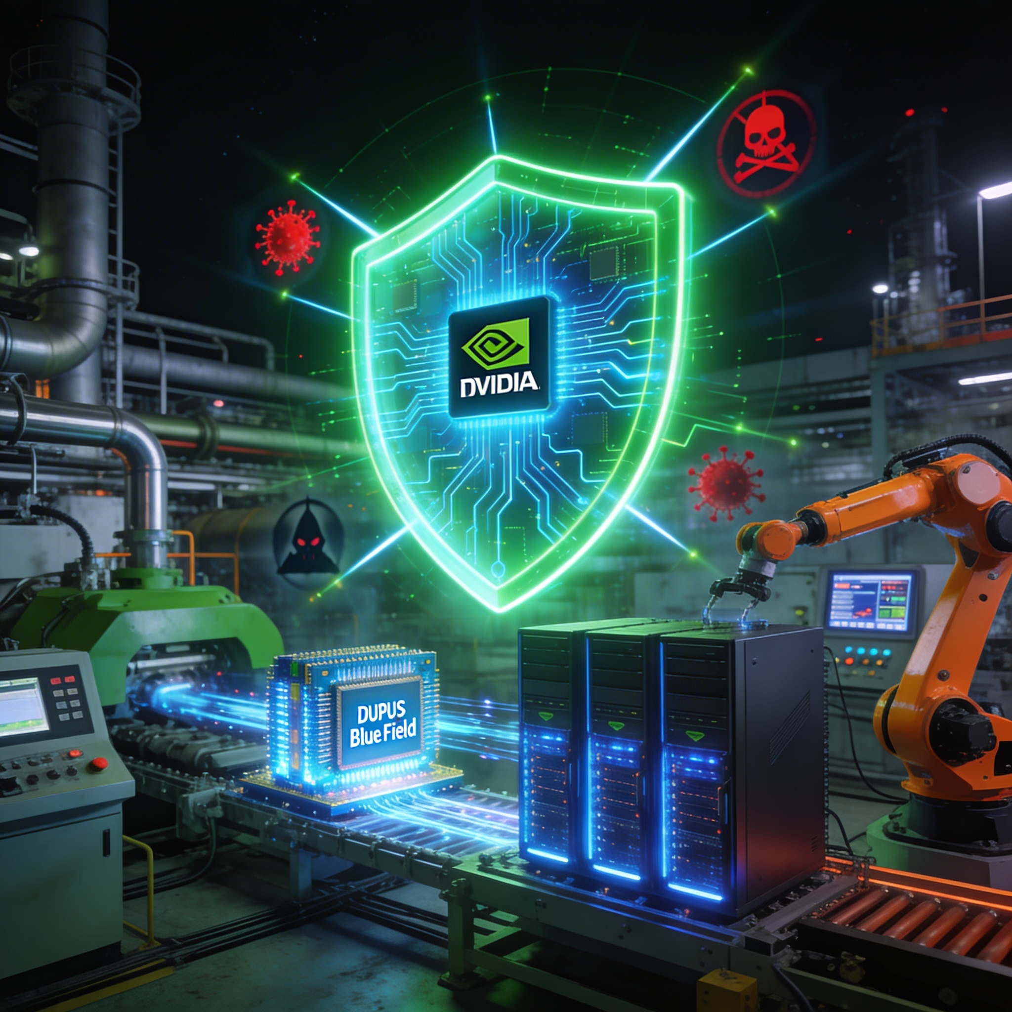 NVIDIA Lleva Ciberseguridad IA a Sistemas Industriales OT