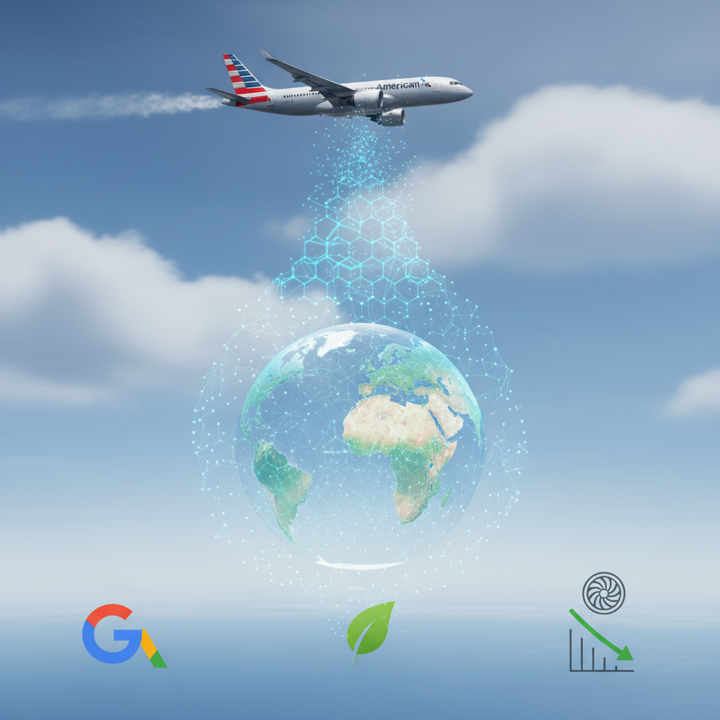 Google usa IA para vuelos más sostenibles y ecológicos